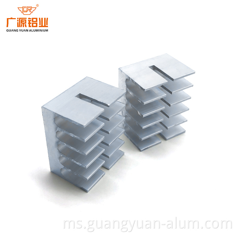 Guangyuan aluminium co., Ltd aluminium penyemperitan haba tenggelam aluminium aluminium profil extruded heatsink aluminium guangyuan aluminum co., ltd Aluminum Extrusion Heat Sink Aluminum Extruded Profile Heatsink Aluminum